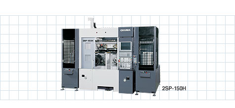 日本大隈并联双主轴数控车床2SP-150H 